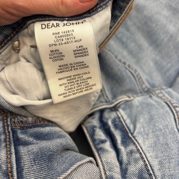 Dear John Blue Straight Leg Jeans - Picture 4 of 4